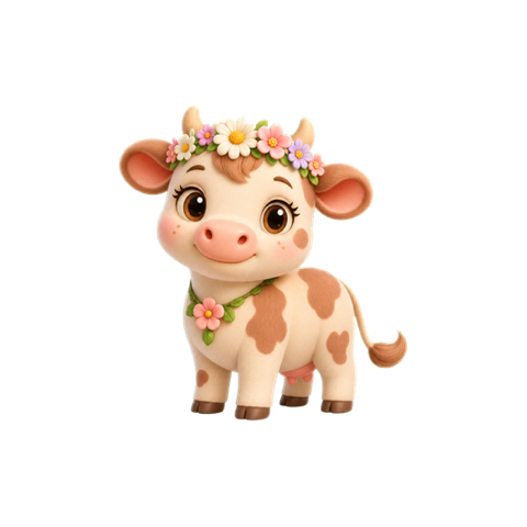 Flower Moo reward medal