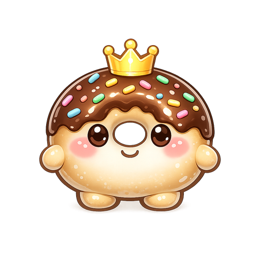 Poki, a donut-shaped dumpling friend with sprinkles
